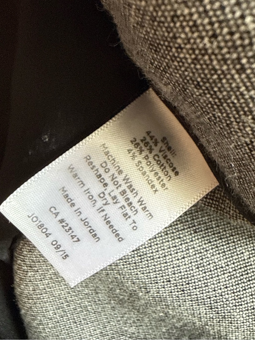 Talbots pants Newport Pant Trousers viscose cotton gray size 10 - Picture 5 of 5
